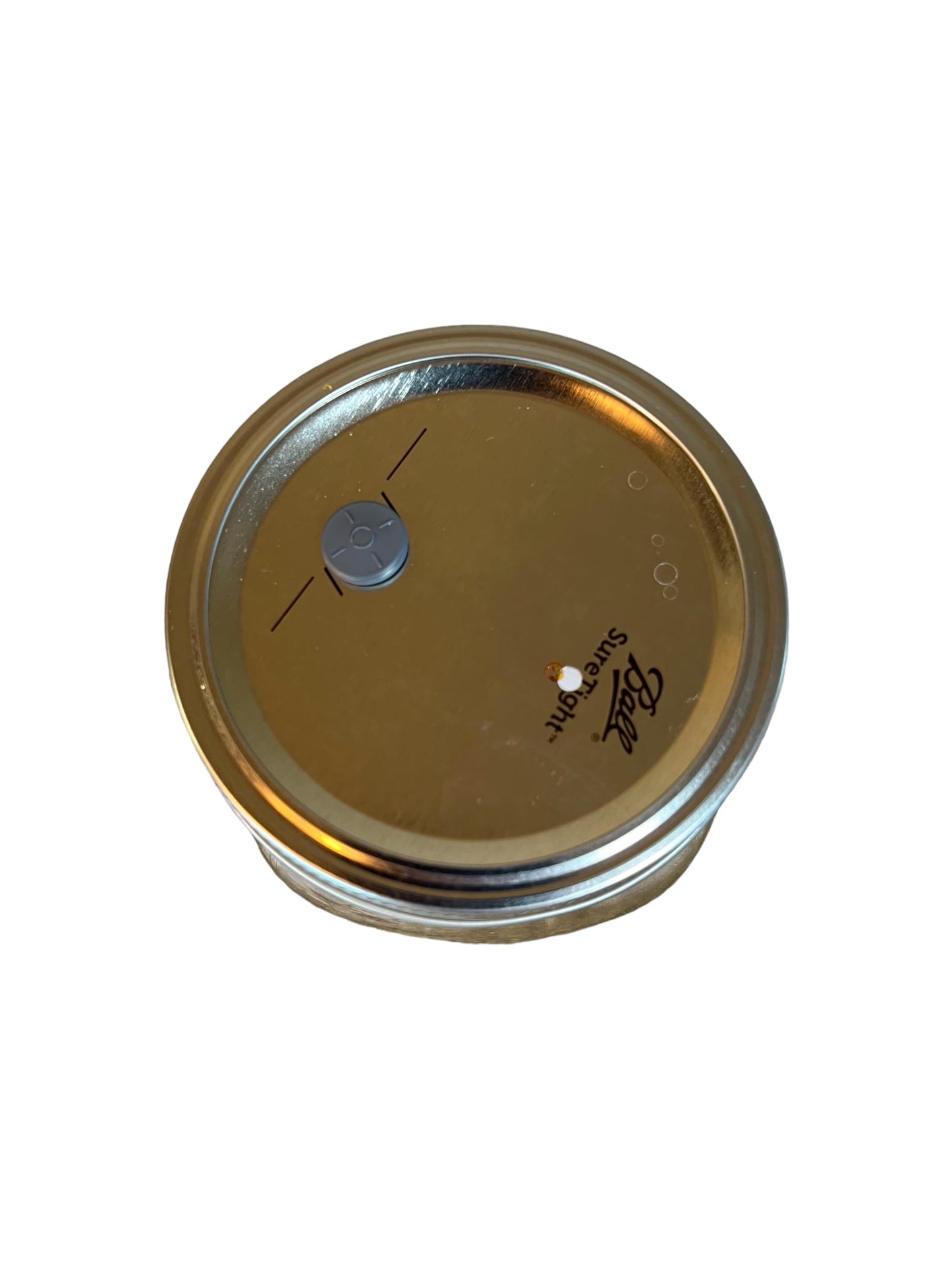 Sterilized Golden Rye Grain Jar